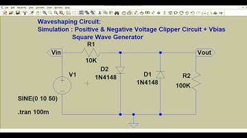 LT Spice - Square Wave Generator Circuits Using Diode || Circuit Design & Simulation