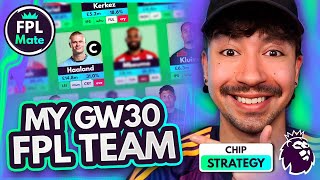 FPL GW30 TEAM SELECTION | Preparing for my Wildcard! 🔥 | Gameweek 30 Squad, Transfers & Captain