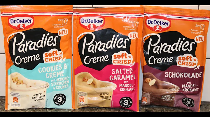 Dr. Oetker Paradise Crme: Cookies & Crme, Salted Caramel and Chocolate with Almonds Review