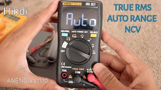 Auto Ranging Multimeter True RMS Review in Hindi ANENG AN113D