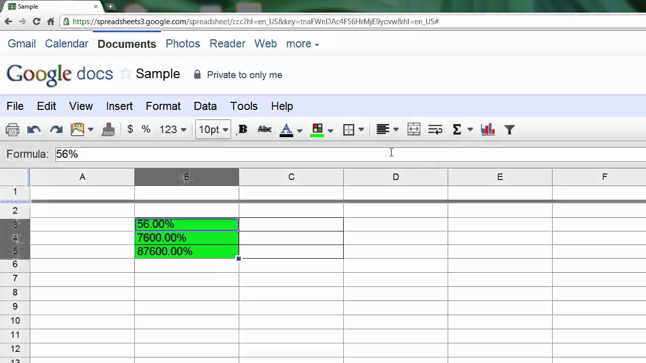 Google Spreadsheets Toolbar Overview YouTube