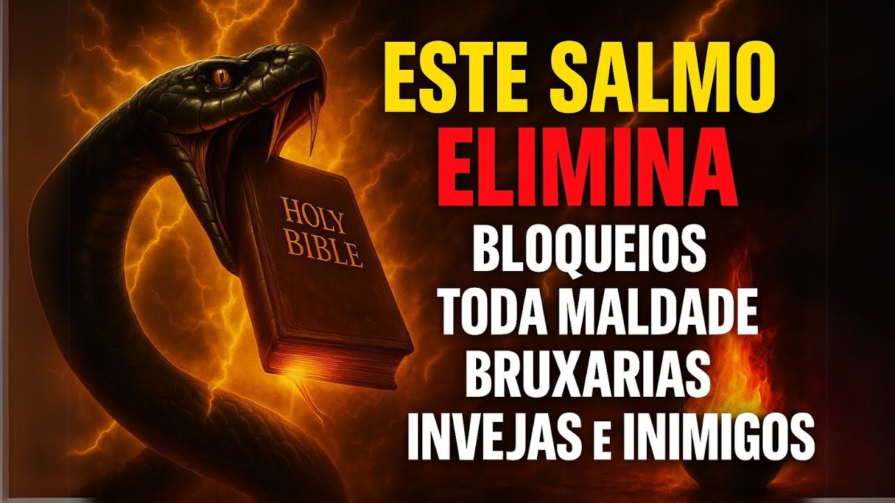 O ÚNICO SALMO que ELIMINA a INVEJA, os VIZINHOS FOFOQUEIROS e a BRUXARIA – ouça agora