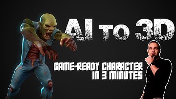 AI to 3D Game-Ready Character in 3 min