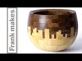 Making a Walnut and Maple Cityscape Bowl