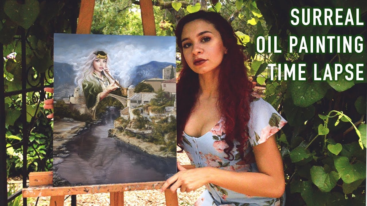 Oil Painting Time Lapse | Surreal Bosnian Portrait of Relmxx