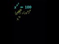 Solving A Nice Exponential Equation | x^x^5=100