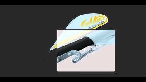 Teardrop Outdoor Flag set up instructions