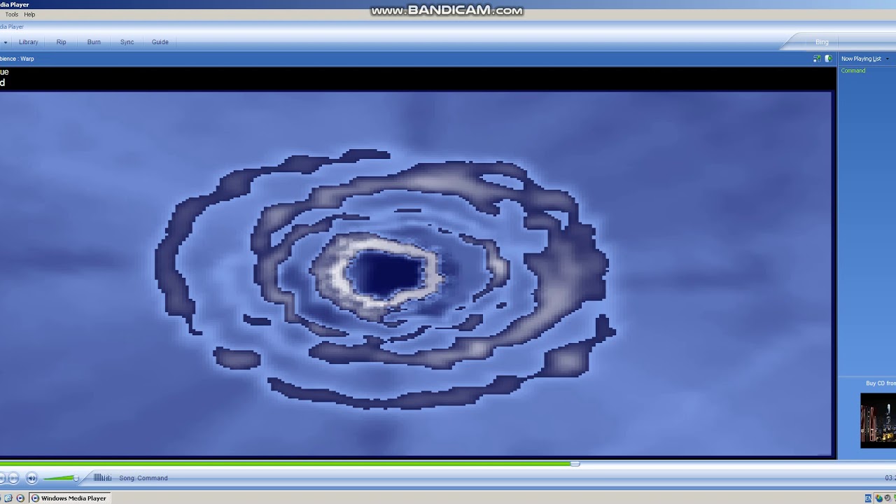 Windows Media Player 10 Visualization (Sound Output Machine JBL 4733X