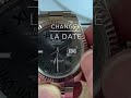 Rglage rapide de la date avec une montre mcanique short