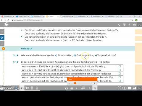 Video: Welche Periode hat die Kotangensfunktion?
