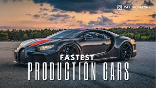 The FASTEST production cars of ALL TIME 2023