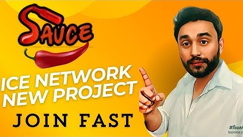 Sauce New Mining Project | Ice Network New Project | New Free MininG SIte