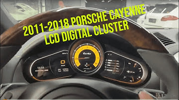 All New 2011-2018 Porsche Cayenne LCD Digital Instrument Cluster by ACARDASH