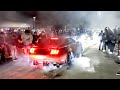 This burnout car meet was too much