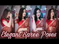 Elegant saree poses at home how to pose in saree pose elegant photography lovenotes