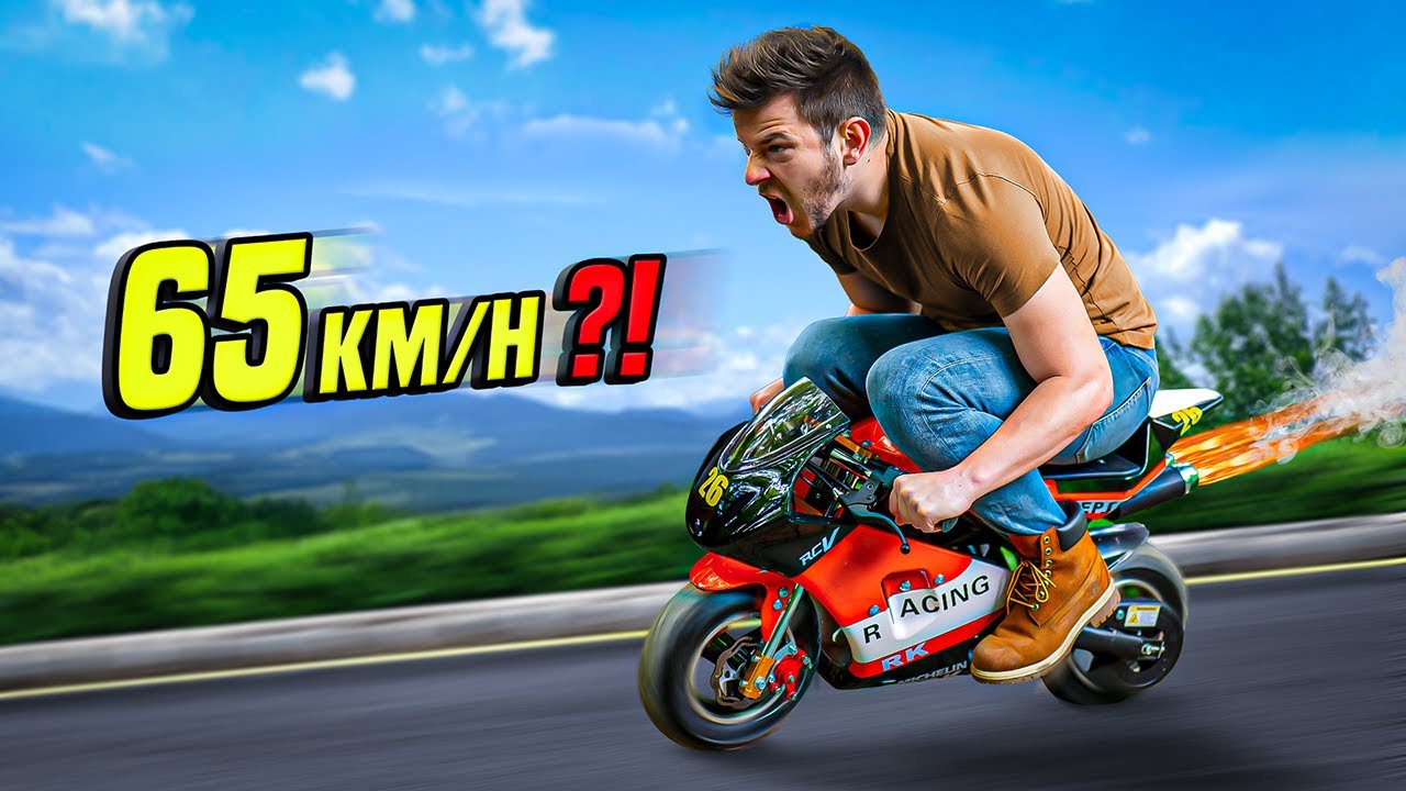 MINI GYORSULÁSI MOTORT VETTÜNK! 🏍️💨
