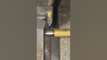 Brass Cutting in  Lathe machine #lathe #lathemachine #youtube #machinary