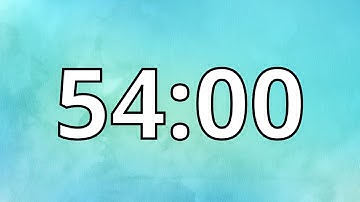 54 Minute Timer with Music | Abstract Timer