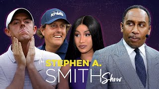 LIV and the PGA merge, Miami Takes Game 2 & Cardi B Hates Being Rich | The Stephen A. Smith Show
