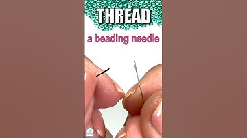 Je kunt dit - Rijg een naald in #shorts #kralen #naaien