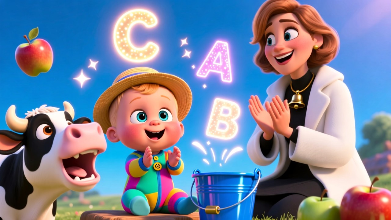 Learning ABC Farm Fun 🐄 | Fun Alphabet Song for Kids | Toddler ABC Rhyme | Baby Farm Song