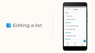 Edit List | Any.do