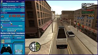 GTA San Andreas 100% Badlands & San Fierro Speedrun - Hugo_One Twitch Stream - 12/17/2019