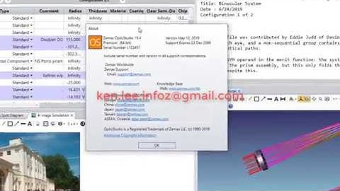 Zemax OpticStudio 19.4 for win7/8/10 64bit premium