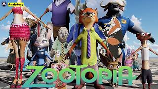 Zootopia Characters Size Comparison