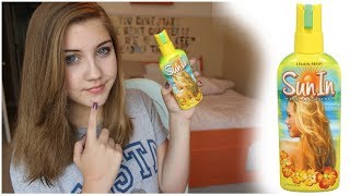 is sun in a scam? hair lightener demo