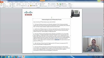 Cisco IP Phone Boot Process