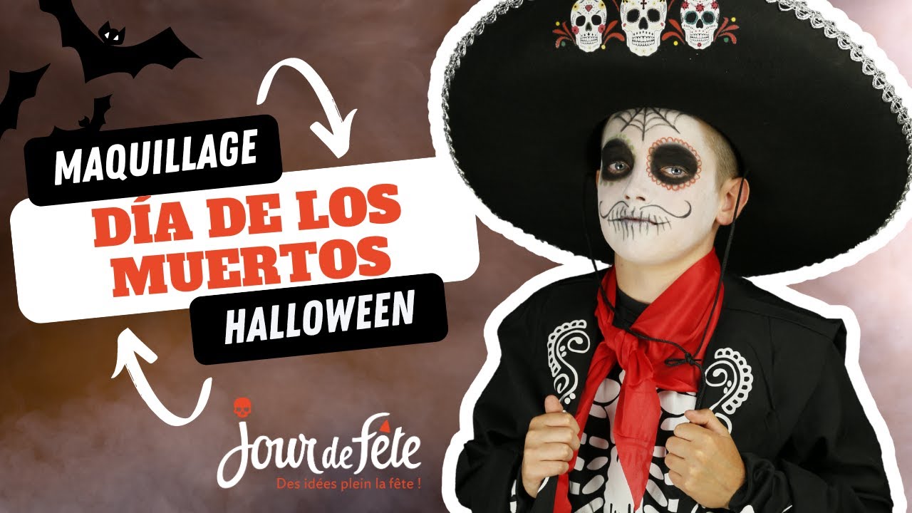 Maquillage Dia de los Muertos- Halloween -Jour de Fête