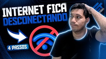 RESOLVIDO! Internet fica DESCONECTANDO! Wifi e Cabo Desconectando Internet