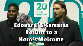 Edouard & Samaras Return to a Hero's Welcome - 20th Celtic Player of the Year Awards - 12.05.24