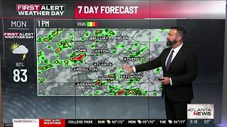 First Alert Forecast: Look for more storm Sunday, Monday, and Tuesday