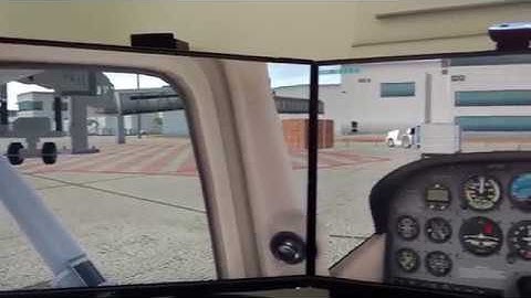 Cesna X-Plane 11 180 degrees cockpit