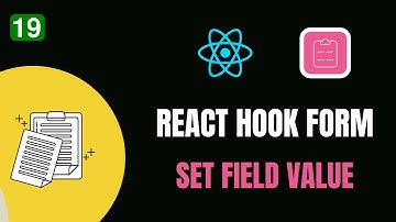#19 REACT HOOK FORM 📝 -  SET VALUE 🖋️🌟 | #codewithaswin #yt #reactjs #forms #reacthookform #react