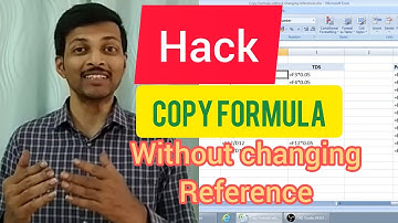 Excel Hack: Copy Formula Without Changing Cell References