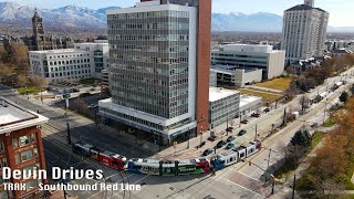 Utah Transit Authority TRAX Red Line - Southbound at Sunset