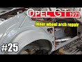 Inner wheel arch  project opel gt 1971 25