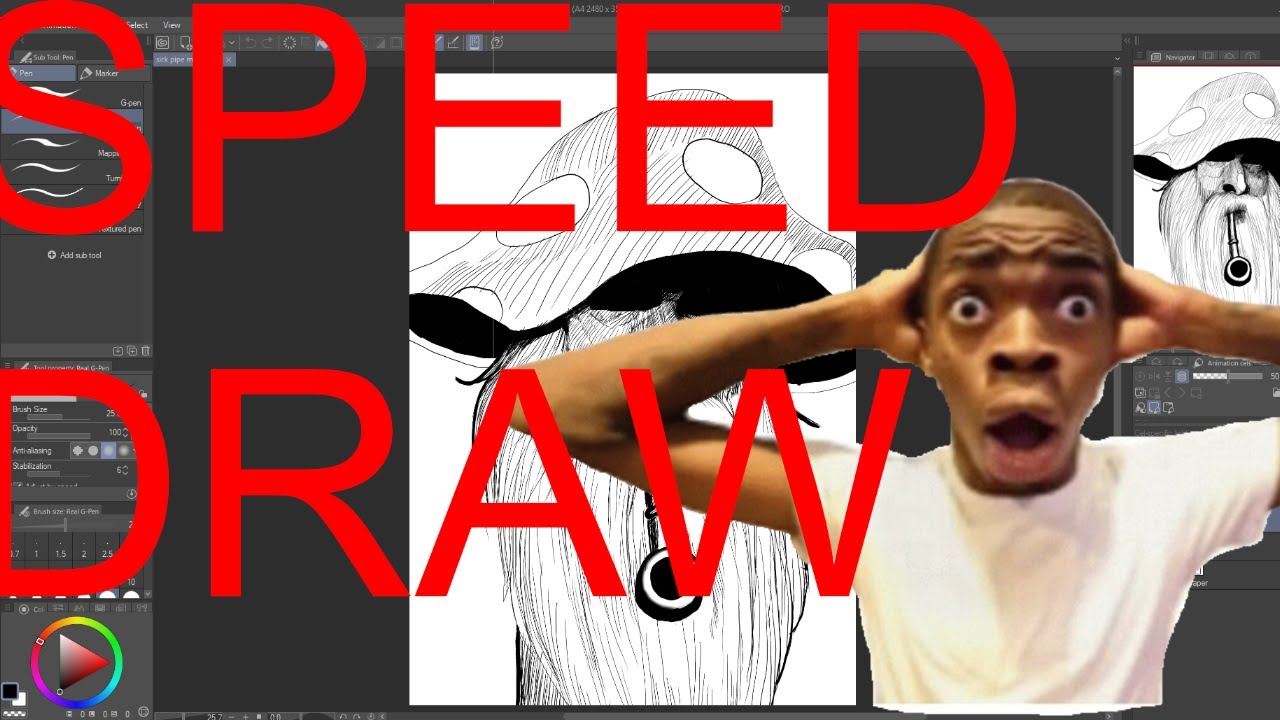 Mushroom with a pipe