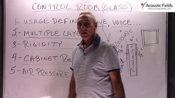 Control Room Glass - www.AcousticFields.com