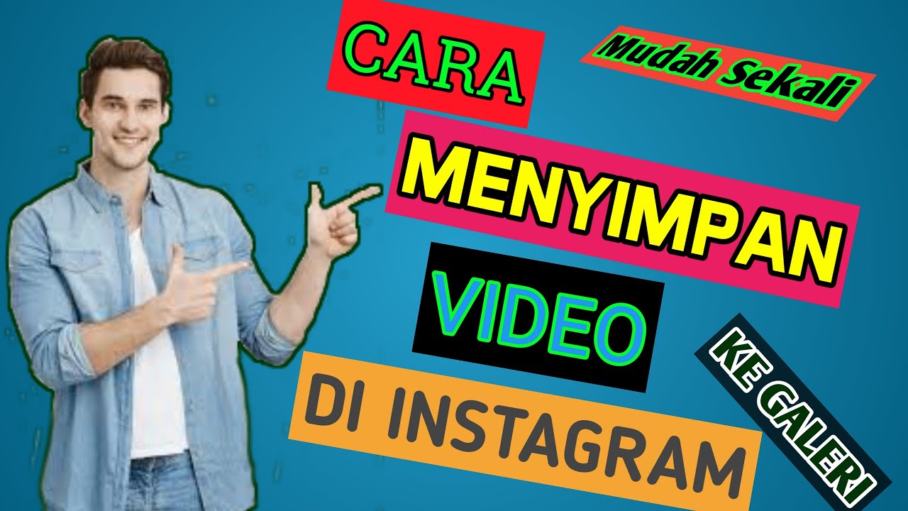 Tutorial cara menyimpan video di instagram-DATUK'S AR - YouTube