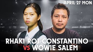 RHAKI ROJ CONSTANTINO VS WOWIE SALEM REMATCH | BET 220K | 10 BALLS