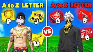 *A TO Z Letter Item Challenge* in Garena Free Fire