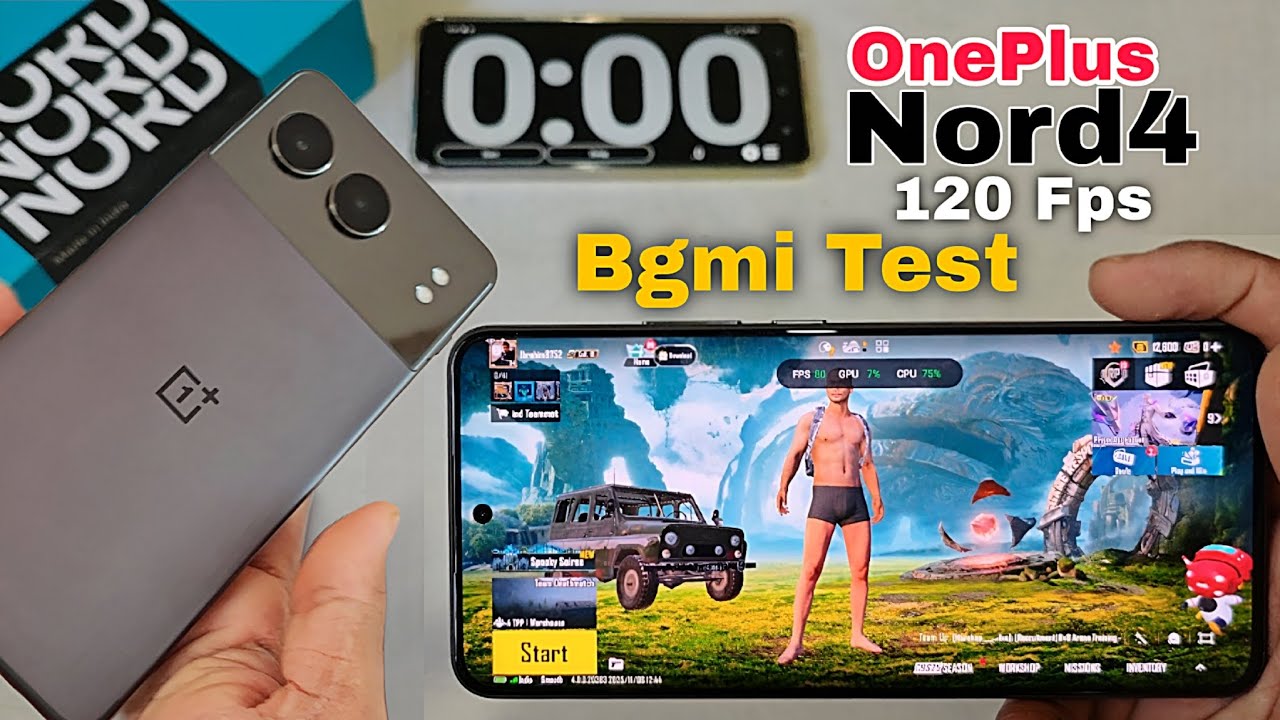 OnePlus Nord 4 BGMI 120FPS Test 🔥 | Performance Dropped Badly! 😱
