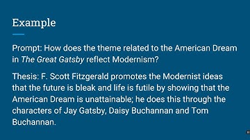 How to Write a Blueprint Thesis