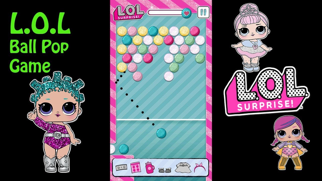 play the Brand NEW Official LOL Surprise Ball Pop game by MGA! 