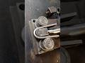 ROLLERS ON HYDRAULIC PRESSER FOR WELD DUCTILITY TEST IN METALLURGICAL TESTING LABORATORY