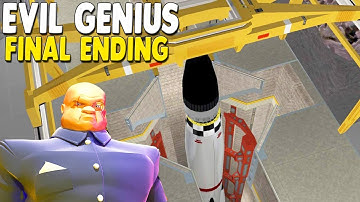 EVIL GENIUS ENDING - Building Final Doomsday Weapon in BEST BASE BUILDING GAME EVER | Evil Genius
